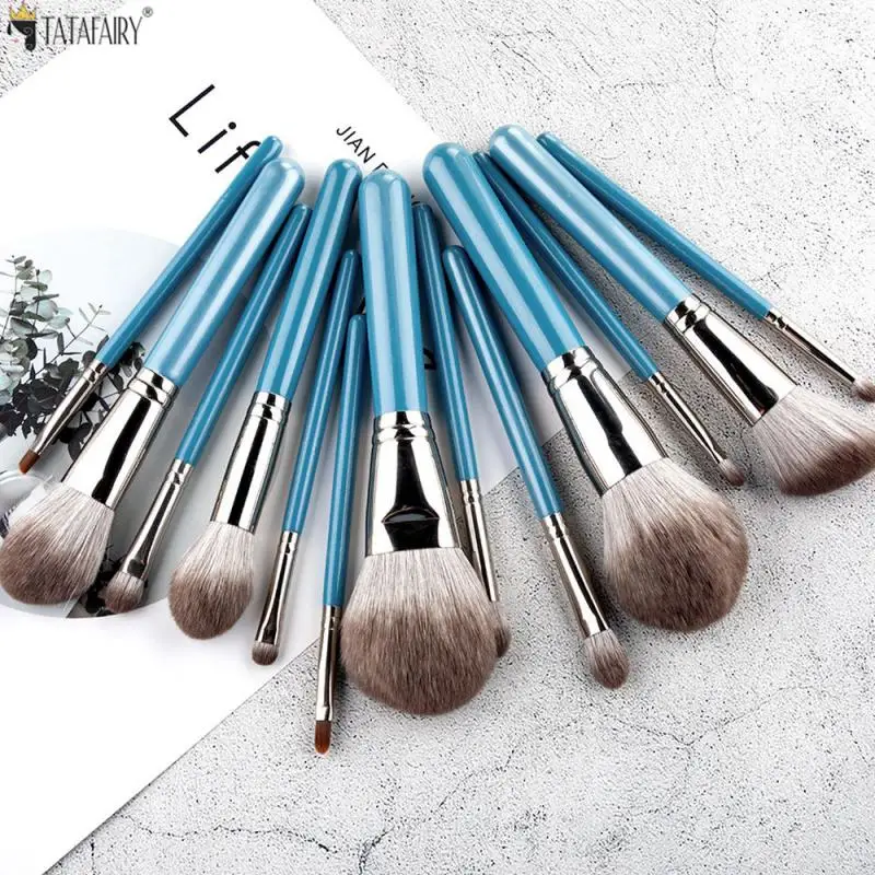 

Набор кистей для макияжа 13 шт./компл., профессиональная косметическая кисть с мягкими волосами, основа пудра, контур, кисти для Макияжа Теней