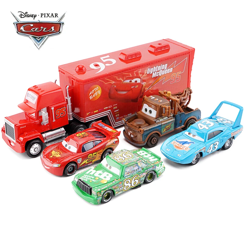 Disney Pixar Racing 2: Lightning McQueen, Jackson Storm, Mike, Uncle Truck – 1:55 Alloy Model Car – Perfect Children’s Birthday Gift Disney Pixar Racing 2: Lightning McQueen, Jackson Storm, Mike, Uncle Truck – 1:55 Alloy Model Car – Perfect Children’s Birthday Gift