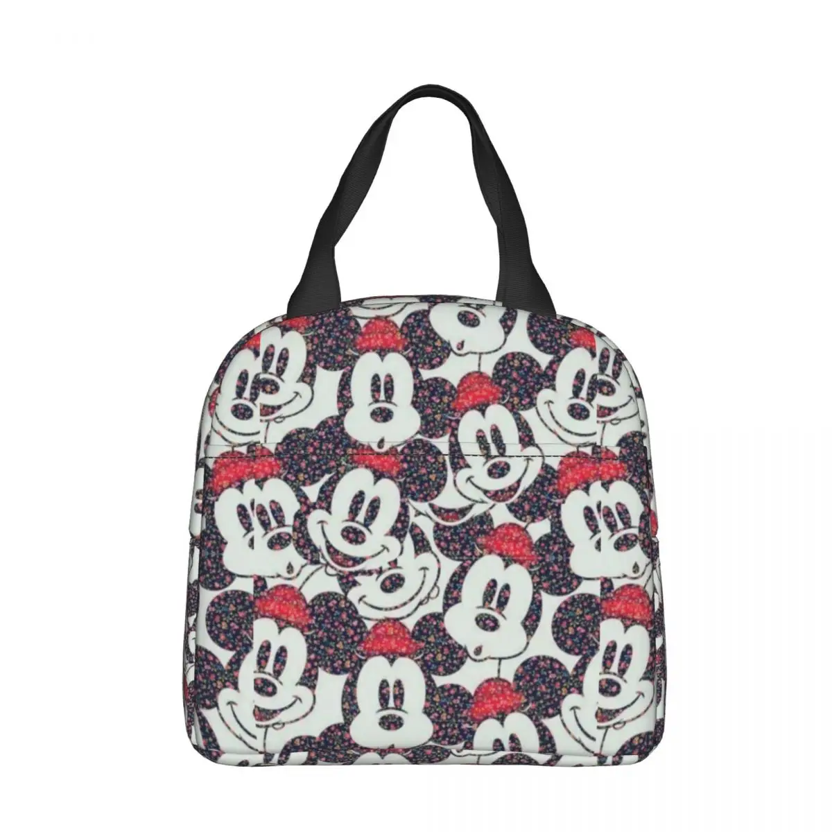 

Изолированные сумки для обеда с изображением Микки Мауса Disney, вместительная мультяшная Термосумка, уличный тоут для обеда