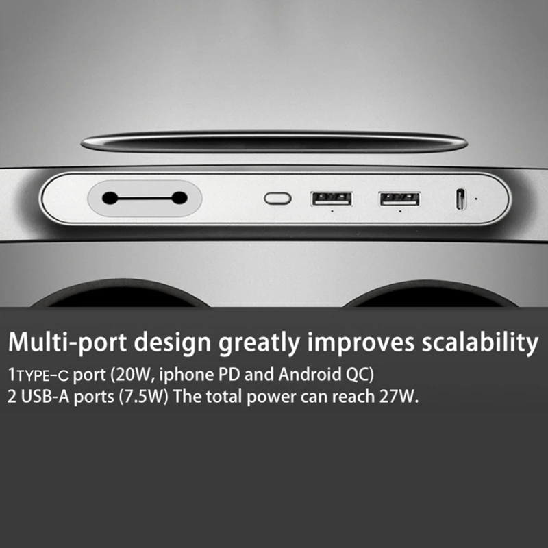 27 Вт Быстрое умное зарядное устройство автомобильная центральная консоль