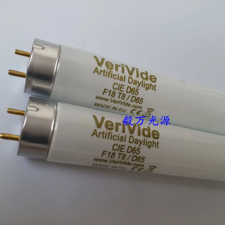 

D65 standard light source VeriVide CAC60 original British standard F18T8/D65 lamp