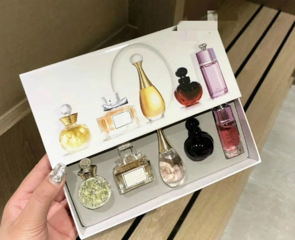 

1Set 5pcs Perfume For Women Atomizer Beautiful Packaging Fashion Sexy Lady Long Lasting Taste Fragrances Perfumes Masculinos