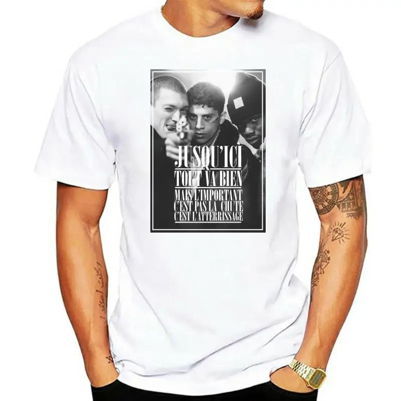 

Men Funy T-shirt La Haine tshirs Women T Shirt