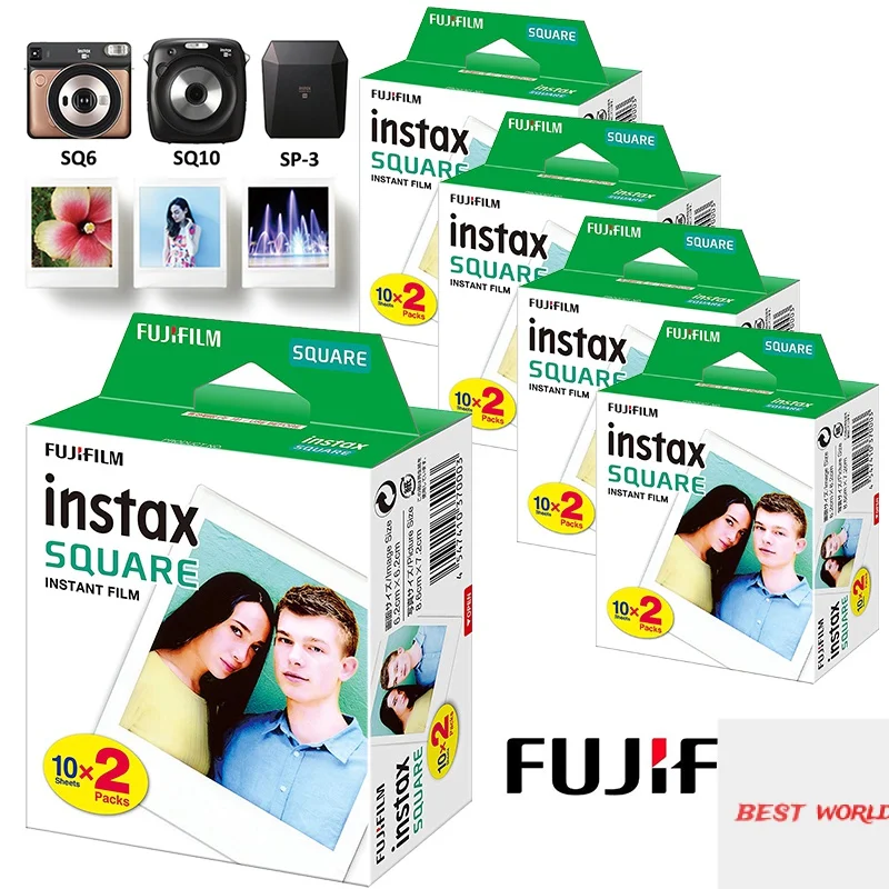 

Фотобумага Instax Square film White Edge (10-100 шт.) для Fujifilm SQ10 SQ6 SQ20