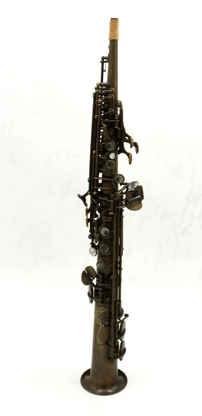 Music pro vintage coffee black one piece прямой Саксофон сопрано