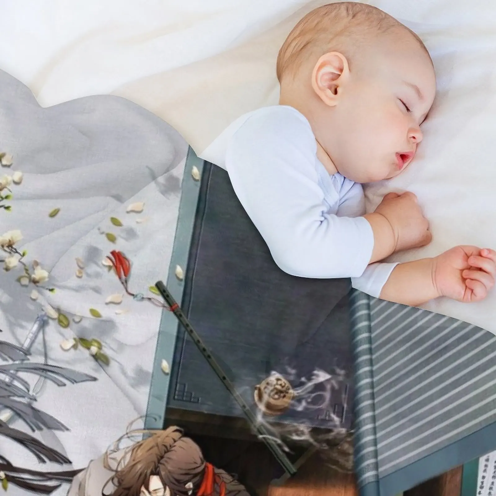 Wangxian в гусу Lan плед одеяло кровать модные декоративные пледы одеяла