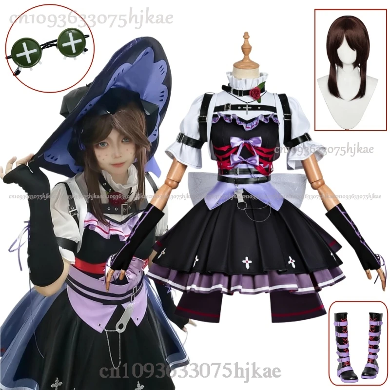 Игра Identity V Эмма Вудс Садовник Косплей Костюм Парик Прекрасное Платье Ведьмы