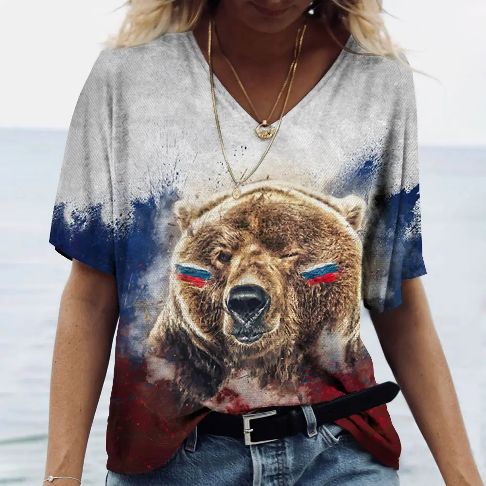 

Винтажные женские футболки, летняя одежда для России, 3d футболки, женские топы с коротким рукавом, свободная повседневная Уличная одежда, футболки для девочек