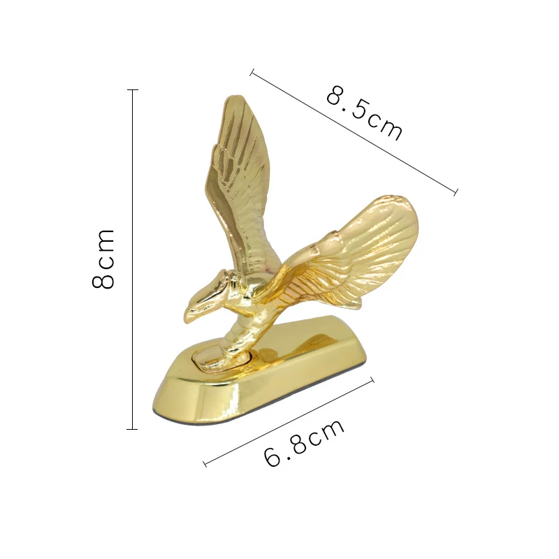 

1 шт. логотип крыла орла эмблема передней капоты подставка капота значок стикер золотые серебряные автомобильные наклейки