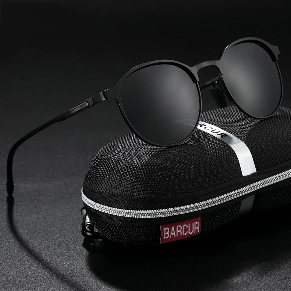 

Солнечные очки TR90 с дужками женские, поляризационные модные круглые солнцезащитные очки для вождения