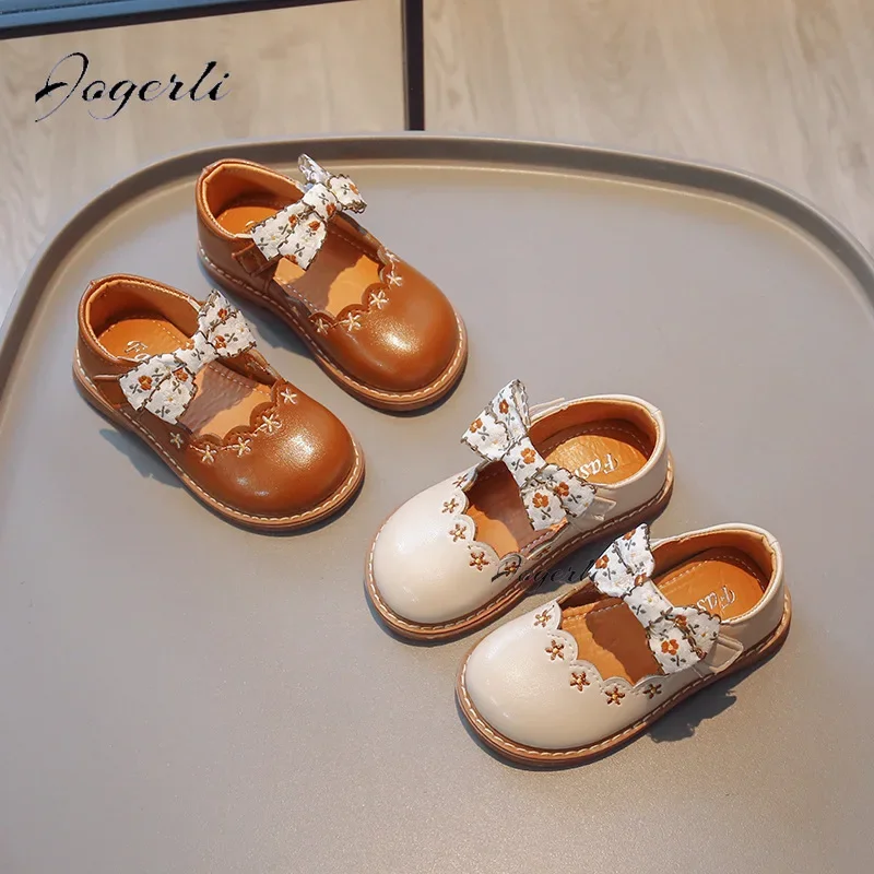 Туфли для девочек на мягкой подошве Нескользящие из ПУ кожи