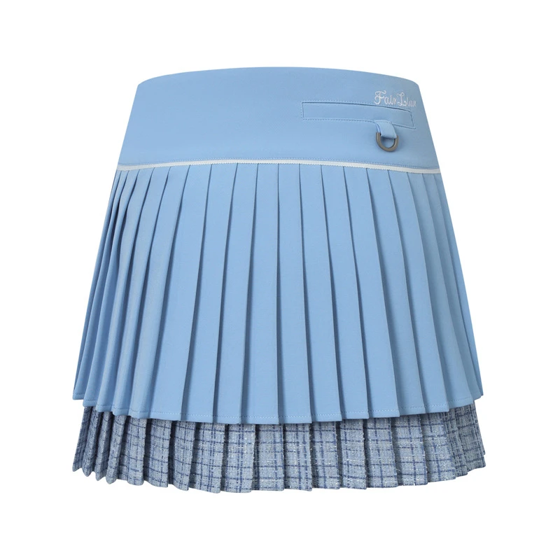 Golf skirt new Korean design sports after pleated half skirt anti-flight skirt tennis sports