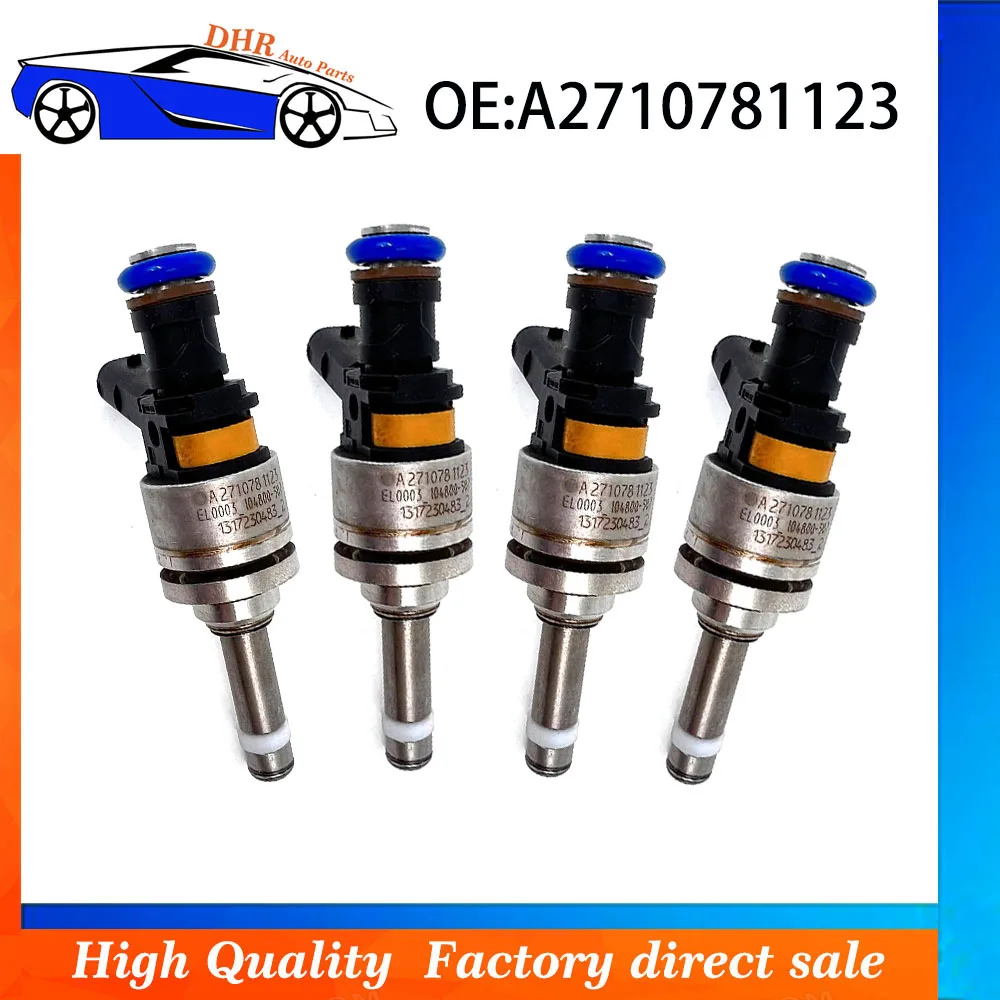 4 шт. топливный инжектор для Φ W212 R172 C207 C180 C200 C260 E260 E200 SLK200 M271 1.8L A2710781123