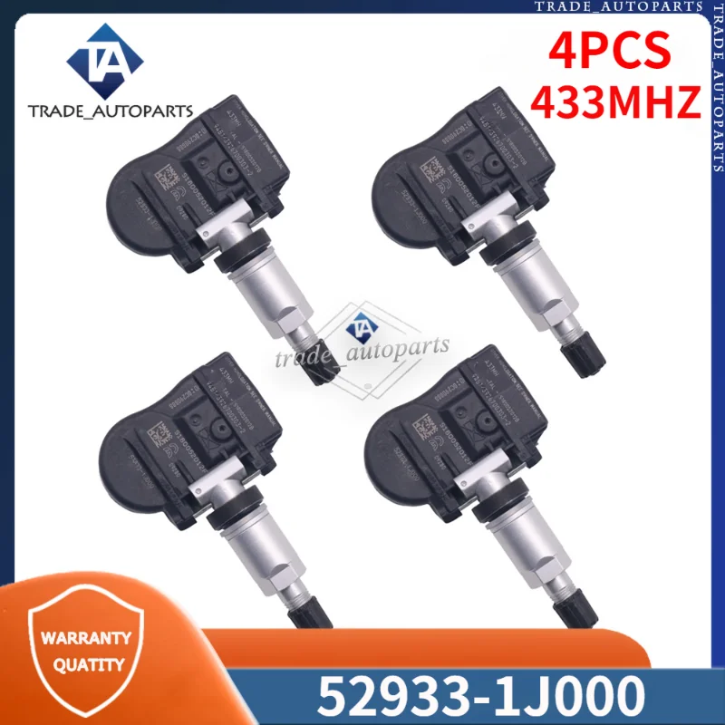 

52933-1J000 для Hyundai I20 [PB] Solaris [RB] Sonata VI [YF] Kia Optima [TF] Soul [AM] TPMS 433 МГц датчик давления в шинах