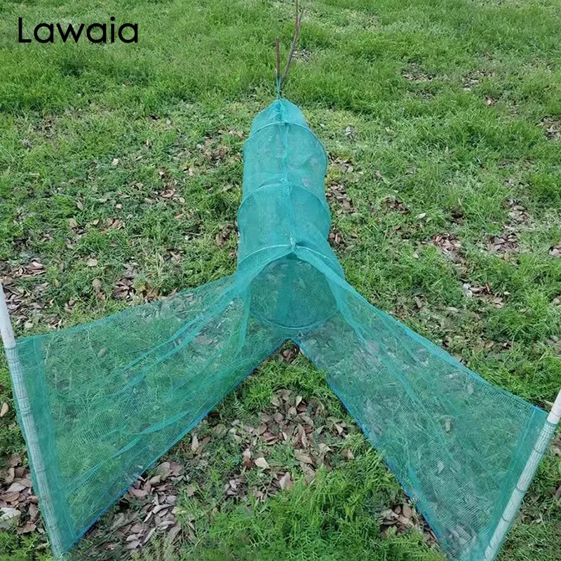 

Lawaia Fishing Net Shrimp Cage Nylon Fishing Network Outdoor River Pond 0.3 Small Mesh Fishing Cage Trap