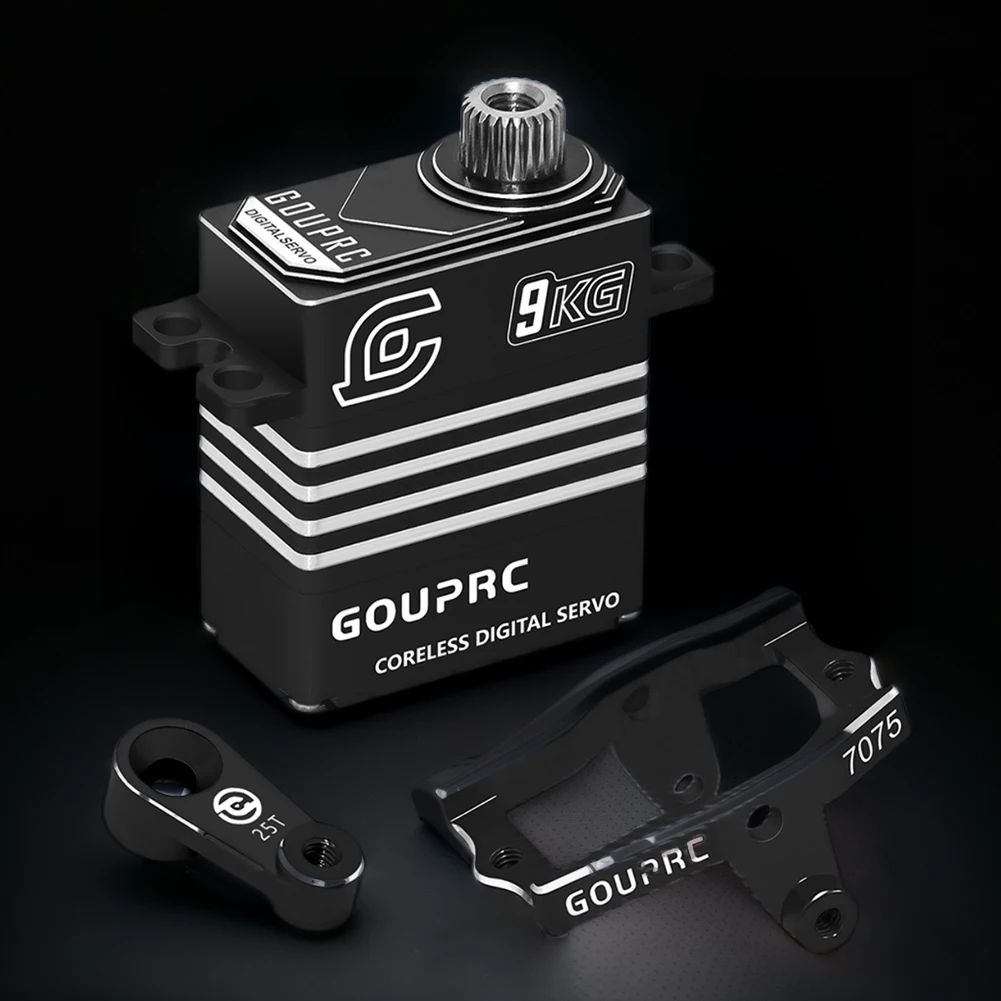 Цифровой Сервопривод 9 Кг С Монтажным Кронштейном И Рычагом Миниатюрный Беззубый