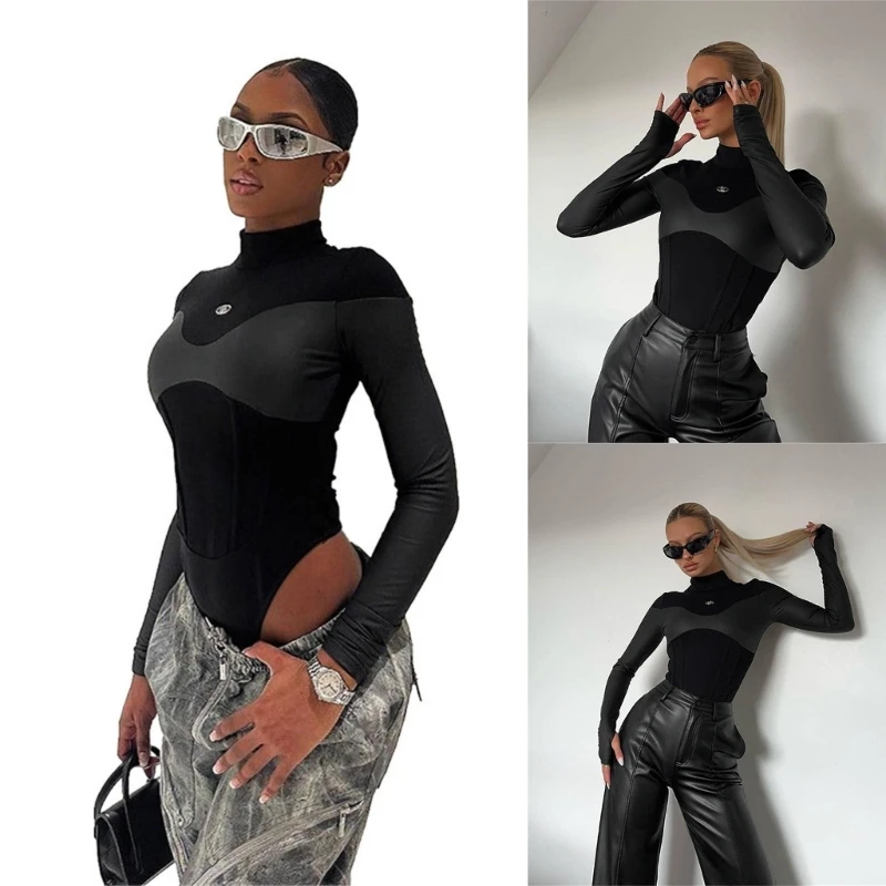 

Модное осеннее боди с длинными рукавами, комбинезон, идеально подходящий для любого случая