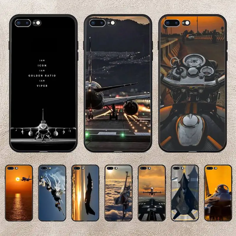 

Aircraft Airplane Phone Case For Huawei Y5 Y62019 Y52018 Y92019 Luxury Funda Case For 9prime2019