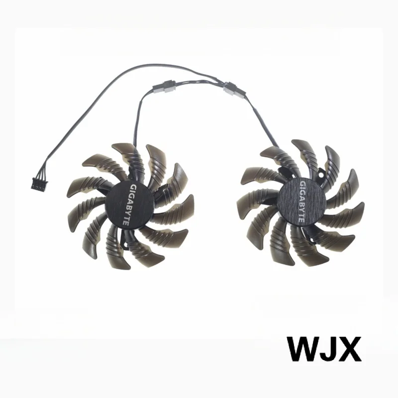 Вентилятор для видеокарты GIGABYTE GTX1050Ti GTX1050 RX560 75 мм 2 шт.