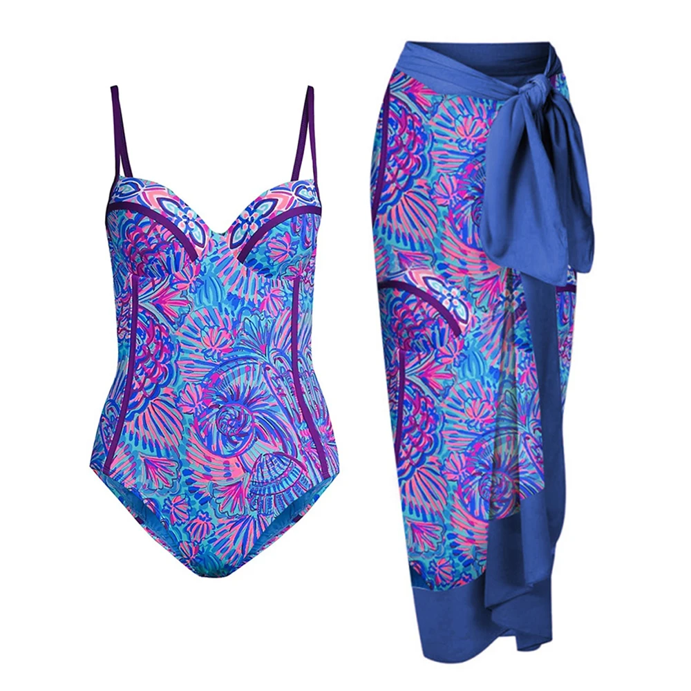 

Women Sling Bikini Sexy Push Up Swimsuit Cover Up Fashion Slim Beachwear One Piece Swimwear Elegant Swiming Suit 2023 Summer