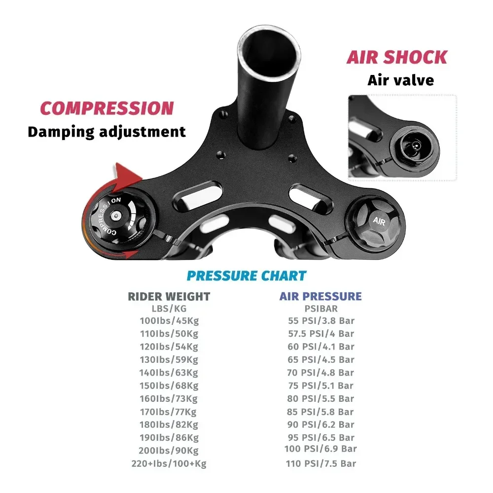 Велосипед MONORIM EBIKE 14 дюймов 4 0 ММ передняя вилка амортизация воздуха подходит для