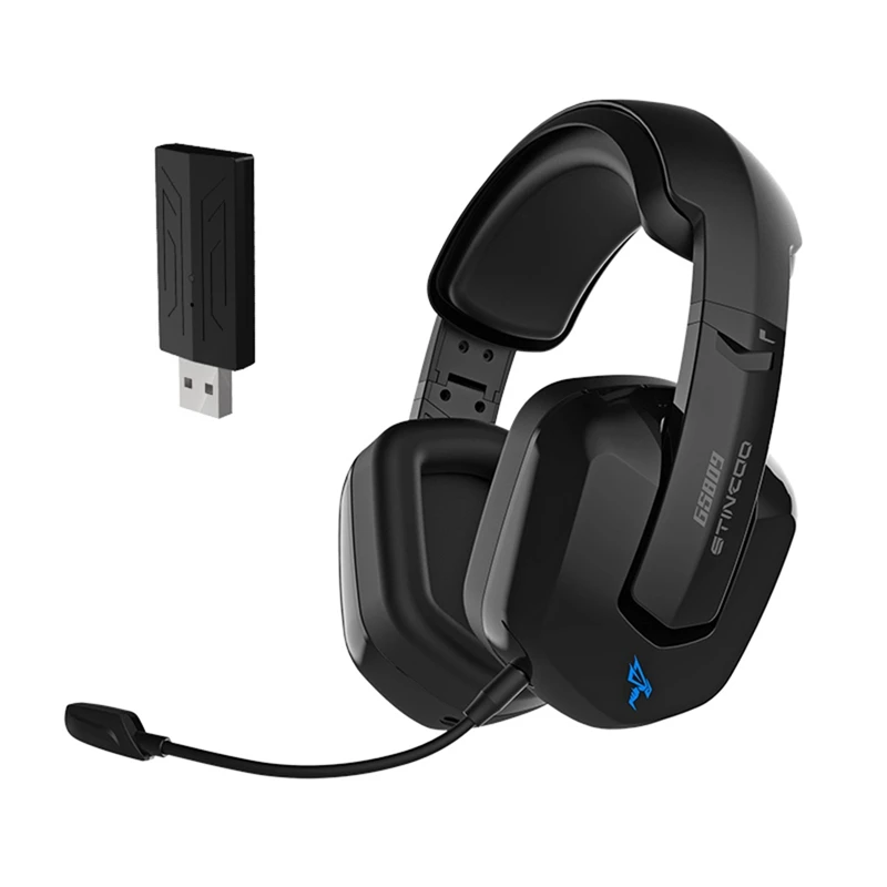 

Беспроводные игровые наушники Somic GS809 для PS5/ PS4/пк, наушники 2,4 ггц с микрофоном, стереонаушники с шумоподавлением и басами