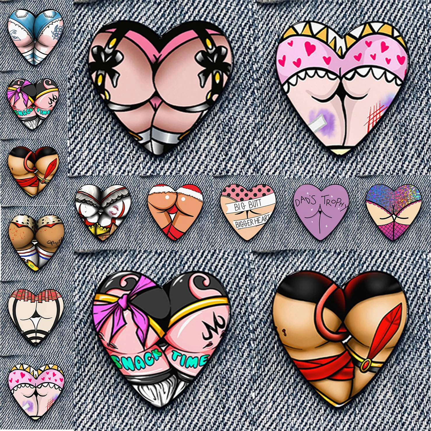 Новый продукт с независимой перекрестной линией Amazon любовь ягодиц