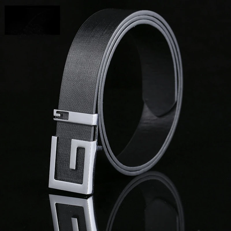 Luxury Designer Brand GG Belts Men Youth High Quality Leather Women Belt Accessories for Teens Jeans Waistband PU Leather 3.3cm