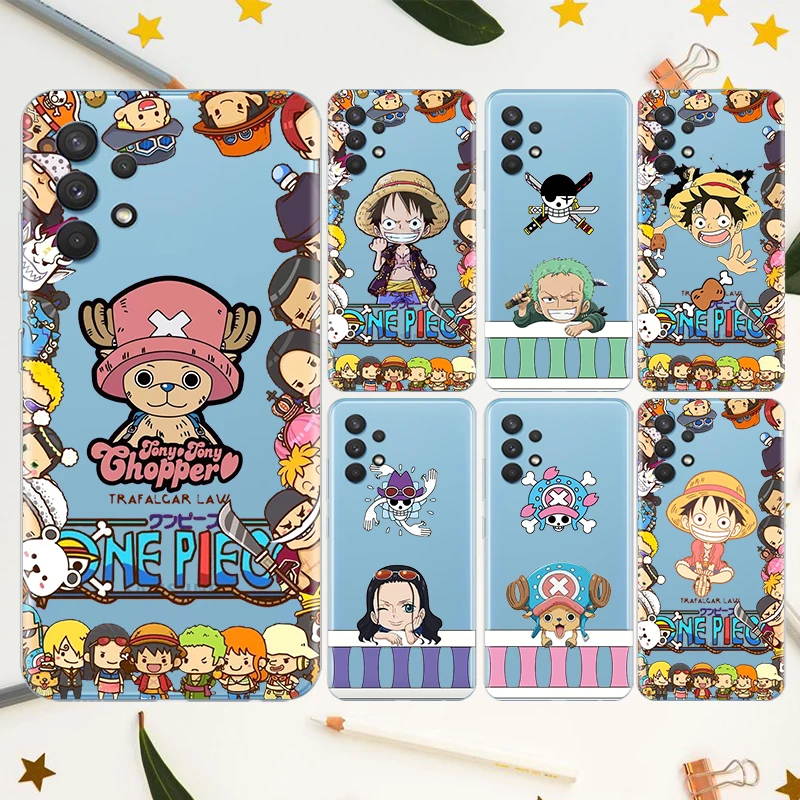 

Luffy One Piece Cartoon For Samsung S21 Plus Ultra S20 FE A52 A12 A8 A7 A6 A5 j4 j5 j6 j7 j8 2018 2017 Transparent Phone Case