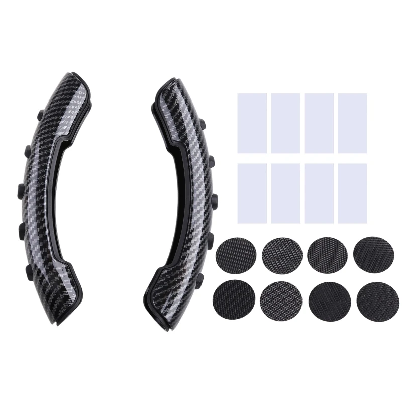 

Car Steering Wheel Carbon Fiber Interior Stylish Cover Universal Better Grip