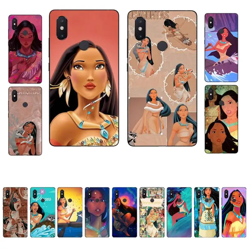 

Disney Pocahontas Phone Case for Xiaomi mi 5 6 8 9 10 lite pro SE Mix 2s 3 F1 Max2 3