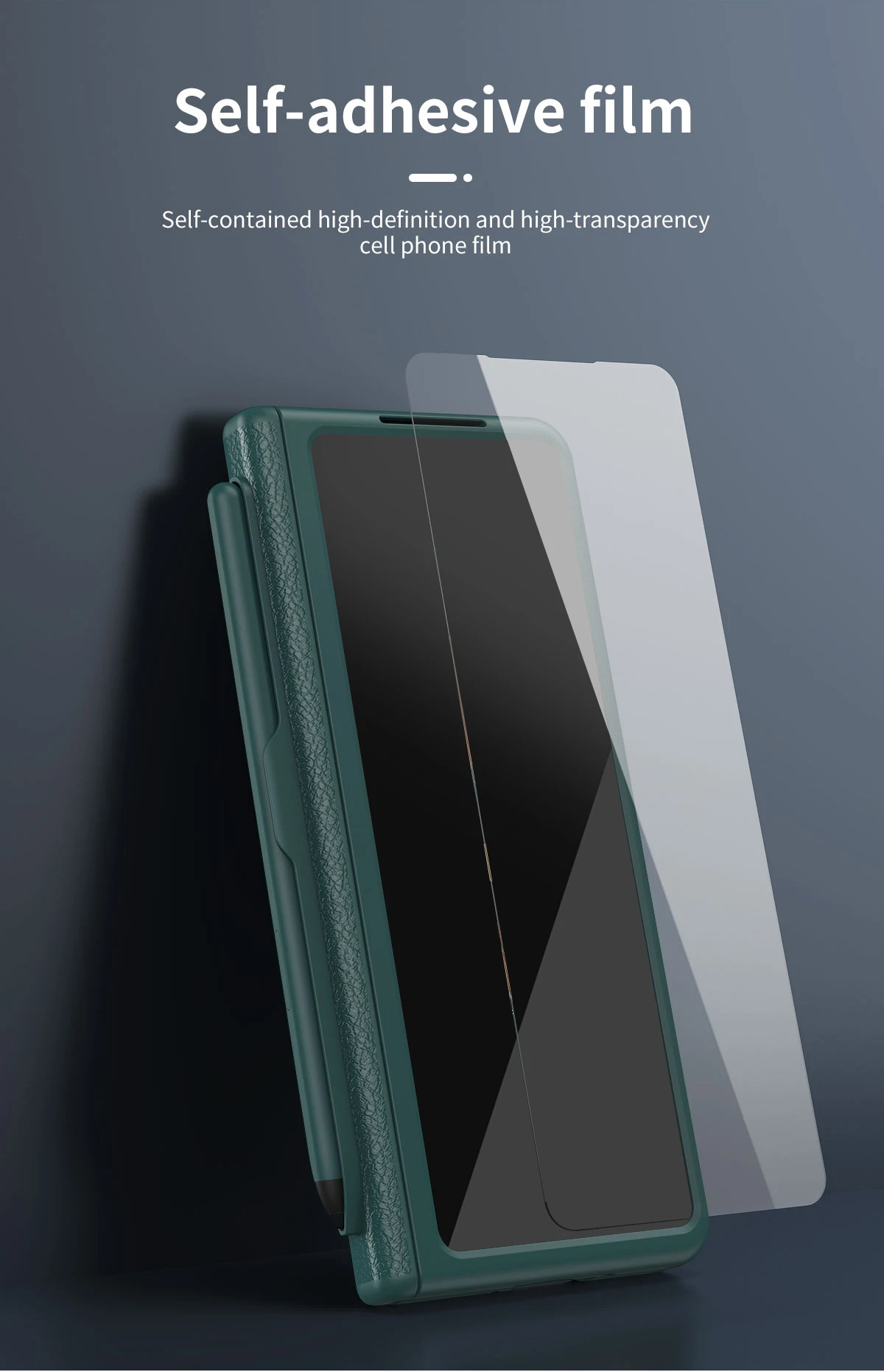 Фото Чехол с сенсорным стилусом для Samsung Galaxy Z Fold8 7 6 5, защитный чехол с магнитной подставкой, ударопрочный, 360-градусная защита, складная крышка. №5