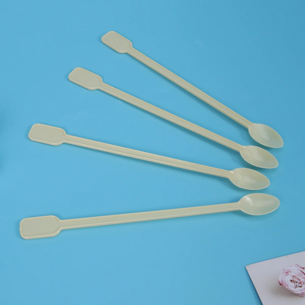 

500 Pcs Tiny Coffee Tea Spoon Beverage Stirrers Spoon Stir Cocktail Sticks Grade Coffee Stirrers Sticks Bar Tool
