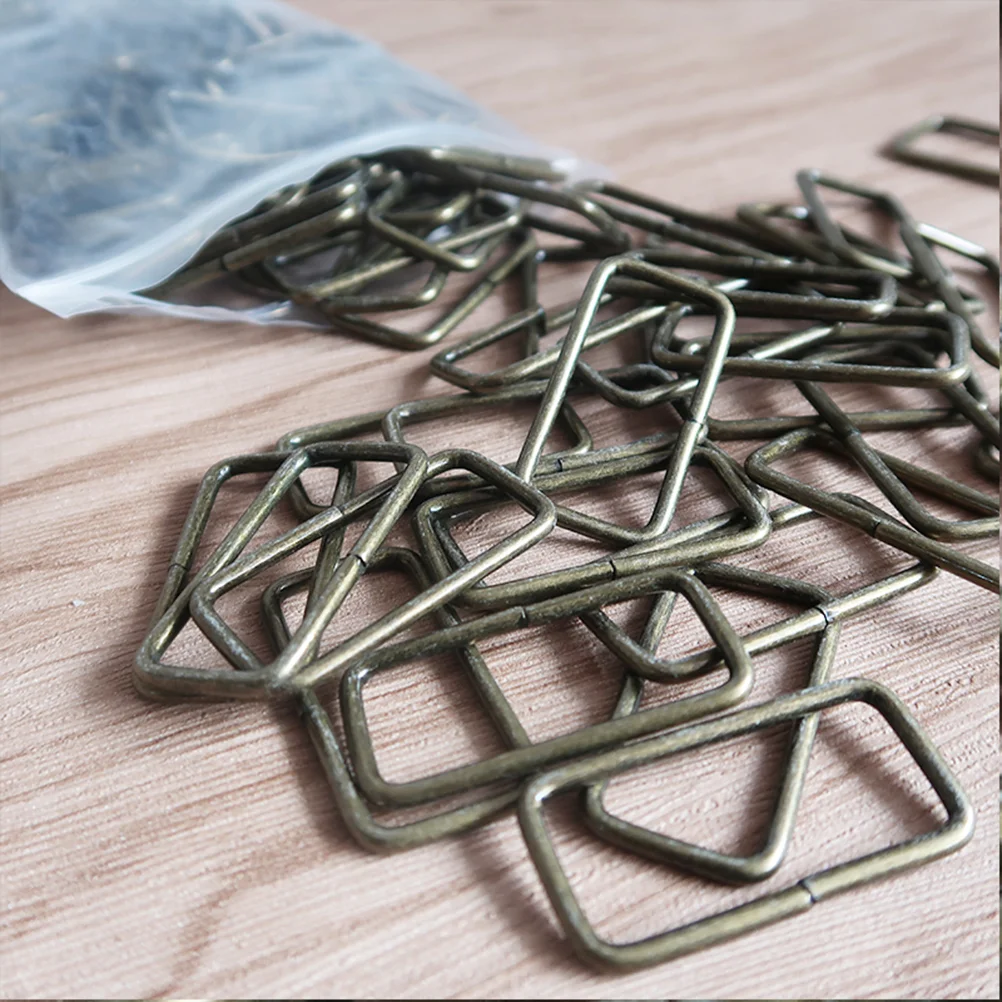 

20 Pcs Lanyard Wallet Metal Strap Keeper Keychain Wallet Webbing Strap Loops Adjuster Metal Wallets Metal Adjusters Double Sided