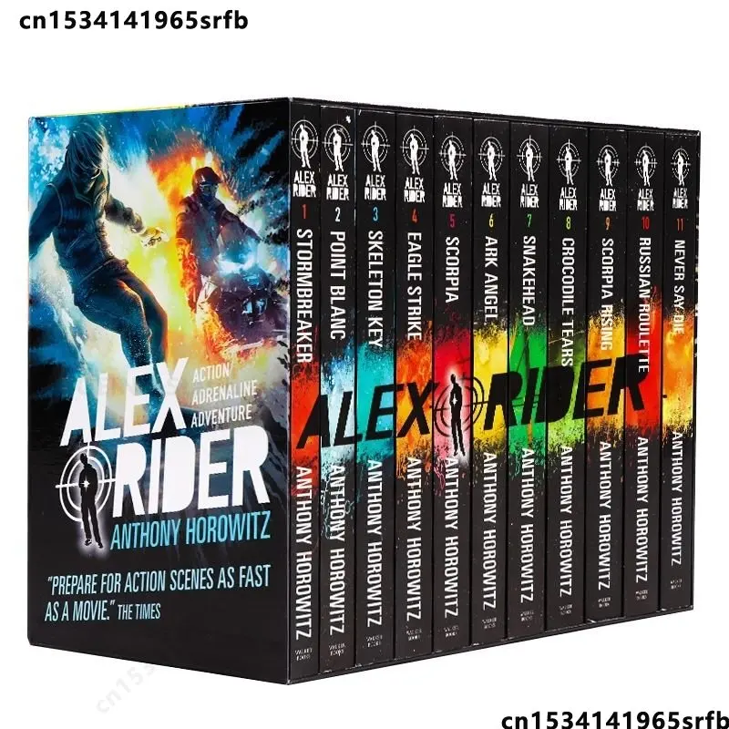 11 Books English Novel AlexRiderTheBookCollection  English Books for Children  The Complete Alex Rider Anniversary Collection