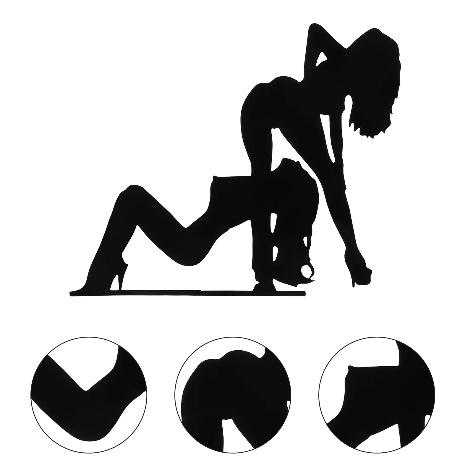 

5pcs Waterproof Car Stickers Car Beauty Decals Funny Stickers for Car Autos