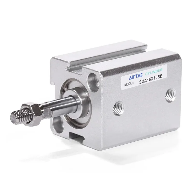 AIRTAC Оригинальный пневматический компактный цилиндр SDA с наружной резьбой SDA12 16 мм