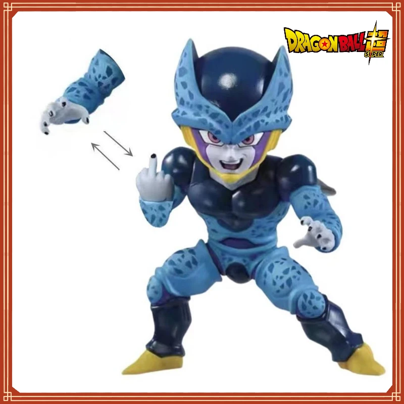 

11cm Dragon Ball Small Cell Anime Peripheral Hand-made Toys PVC Model Ornament Office Decoration Room Toys Christmas Gift