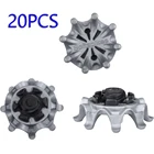 20 штук Гольф обувь мягкими шипами Шпильки 14 поворот Быстрый Твист обуви замена шипов комплект Гольф учебные пособия