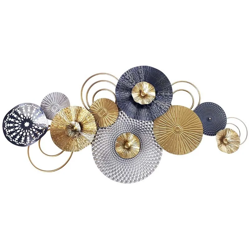 

Iron wall hanging living room three-dimensional creative wall decoration porch metal background wall decoration