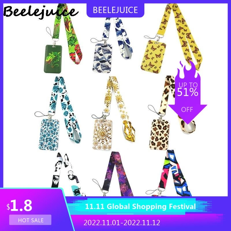 

Cartoon Anime Lanyard Badge ID Mobile Phone Rope Key Lanyard Neck Straps Accessories webbings ribbons Card Holder Decorations
