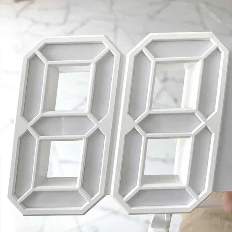 Часы 3D светодиодный цифровой будильник настенные часы время/дата