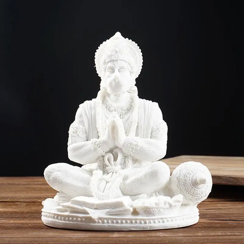 Фигурка Ханмана смола сидячая статуя украшения для дома йоги медитации