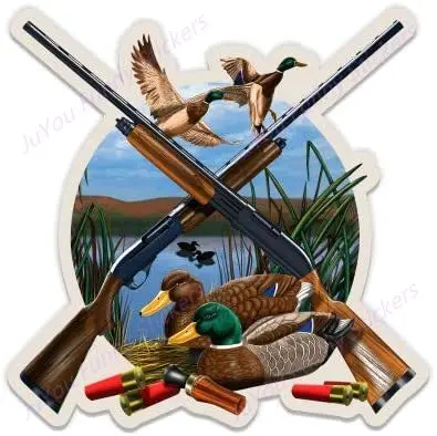 

Забавные наклейки FUYOOHI, внешние аксессуары, индивидуальная виниловая наклейка на утиную охоту, водонепроницаемая наклейка, защита от царап...