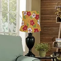 lamp covers shades beautiful hibiscus plumeria rose lampshade for standing lamp washable lantern shade for table lamps decor