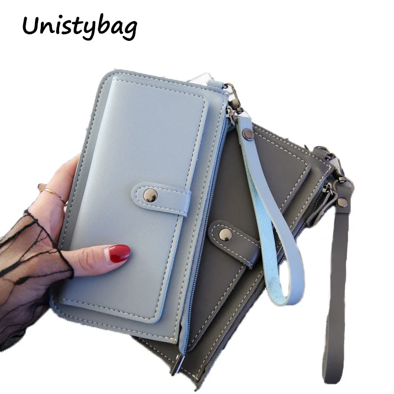 

Unistybag Long Wallet for Women 3-Layer Purses New Money Bag Designer wallets Multifunctional Clutch Bag Card Holder