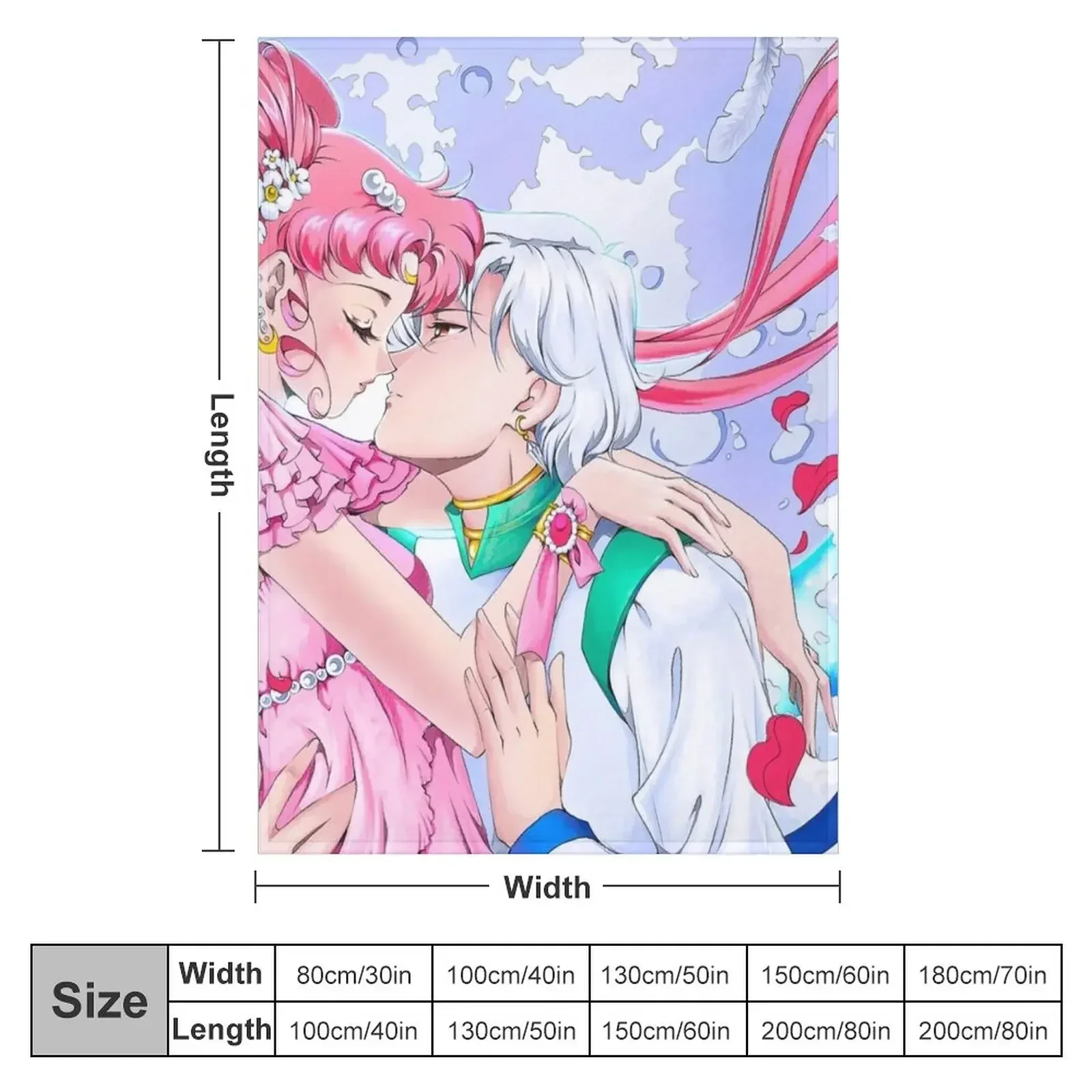 Одеяло Helios x Chibiusa Moonlight Kiss рождественские украшения декоративные одеяла