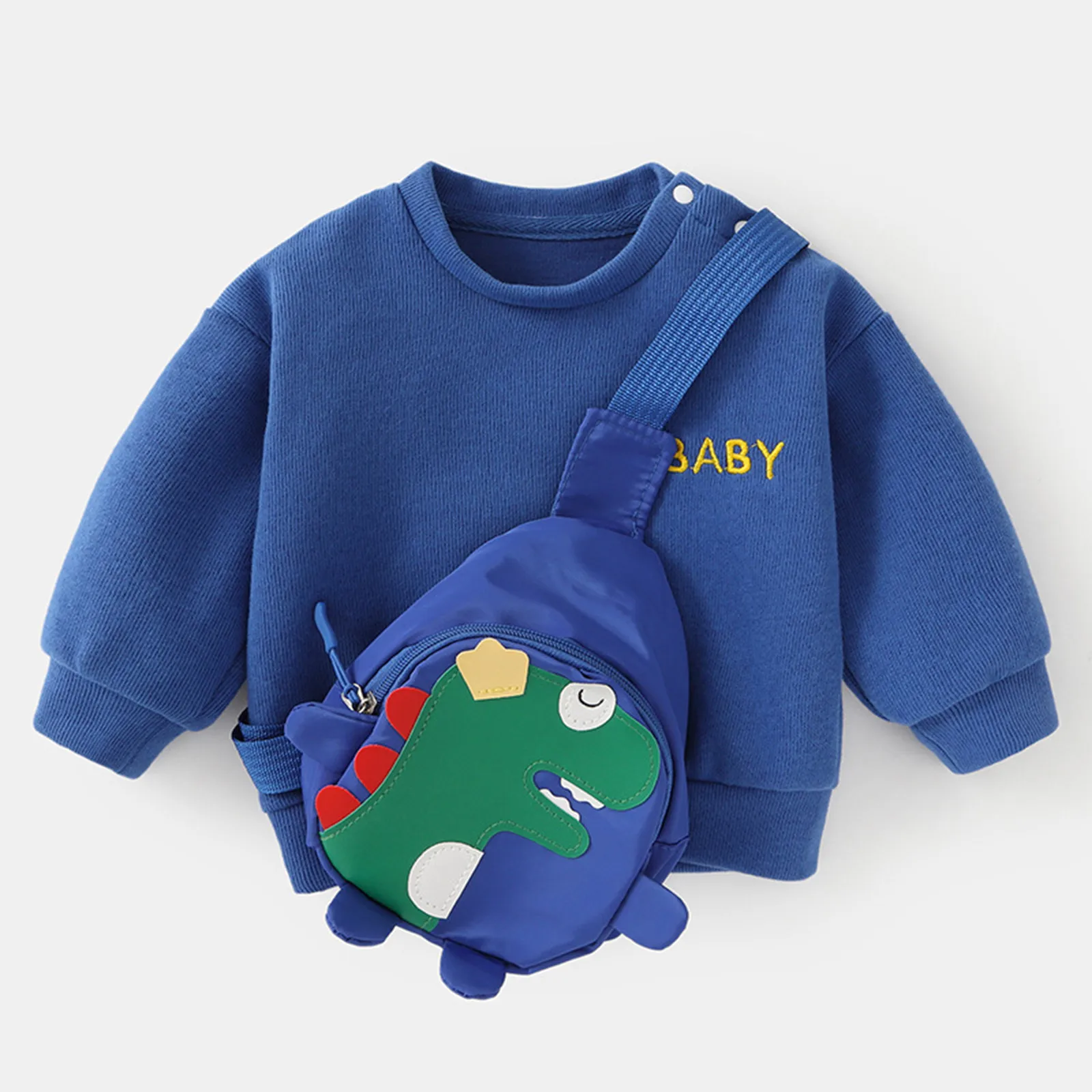 New Kids Clothes Baby Boys Costume Letter Tracksuit Tops Soild Long Sleeves Soft Hoodie Sweatershirt Tops Cute Bag Set 3 New Kids Clothes Baby Boys Costume Letter Tracksuit Tops Soild Long Sleeves Soft Hoodie Sweatershirt Tops Cute Bag Set 3