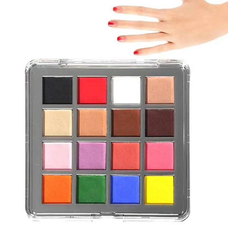 

Порошок для ногтей с градиентом, 16 цветов, Пигментный Порошок для ногтей, порошок для ногтей с симфонией ракушки, здоровый и долговечный