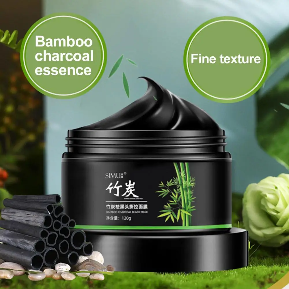 Бамбуковая маска с древесным углем для очистки и удаления грязи увлажняющая